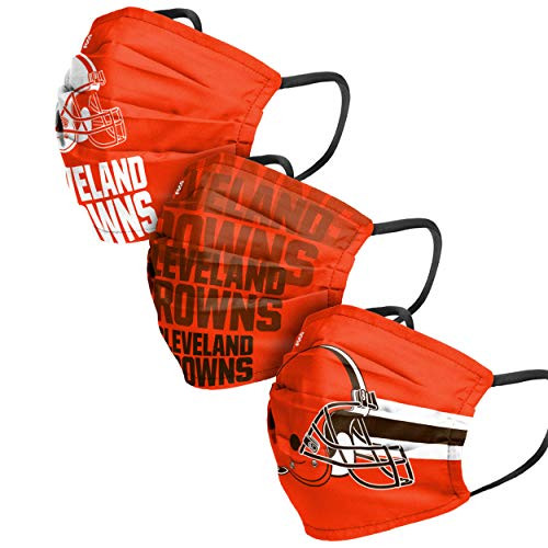Cleveland Browns NFL Matchday Face Cover - Youth - 3 Pack Cleveland Browns NFL Matchday Face Cover - Youth - 3 Pack
