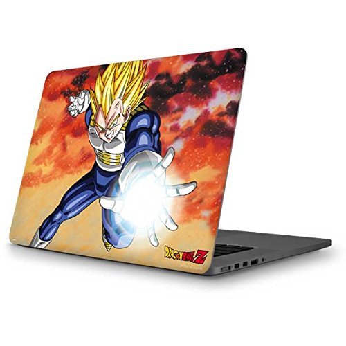 Skinit Decal Laptop Skin Compatible with MacBook Pro 13 -2013-15 Retina Display- - Officially Licensed Dragon Ball Z Dragon Ball Z Vegeta Design