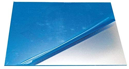 Superior Graphic Supplies PETG Clear Plexiglass Plastic Sheets -12 Inches X 12 Inches- 20 Mil -.020 inch / .051MM- Thickness - Plexiglass DYI Display Projects and Crafts - 10 Sheets