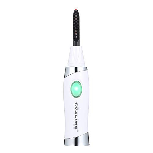 Lasamot Heated Mini Eyelash Curler Electric Eyelash Curler Eye Lashes Curling Comb USB Rechargeable
