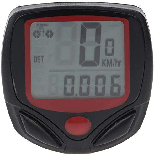 MAIKONG Bike Speedometer Waterproof Wireless Bicycle Bike Computer and Cycling Odometer Multi-Function LCD Backlight Display