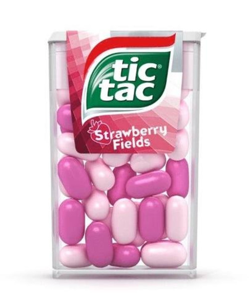 Tic Tac x4 -Strawberry Fields 18g- Tic Tac x4 -Strawberry Fields 18g-