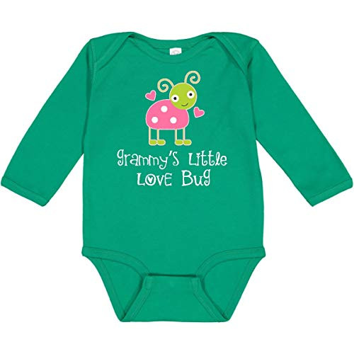 inktastic Grammy Love Bug Long Sleeve Creeper 6 Months Kelly Green 259fa
