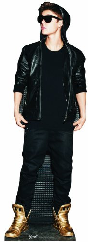 Justin Bieber Gold Shoes Lifesize Standup Poster Cardboard Cutouts 24 x 70in