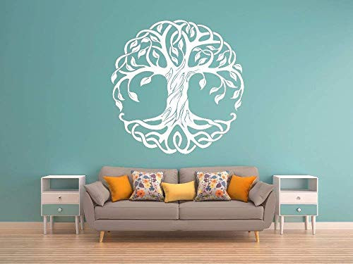 Wall Sticker Tree Wall Sticker Removable Tree of Life Wall Decal Mandala Circle Trees Vinyl Wall Mural Home Decoration Yoga Wall Art57X57Cm Wall Sticker Tree Wall Sticker Removable Tree of Life Wall Decal Mandala Circle Trees Vinyl Wall Mural Home Decoration Yoga Wall Art57X57Cm