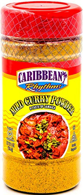 Caribbean Rhythms Mild Curry Powder 4 oz -Pack of 6-