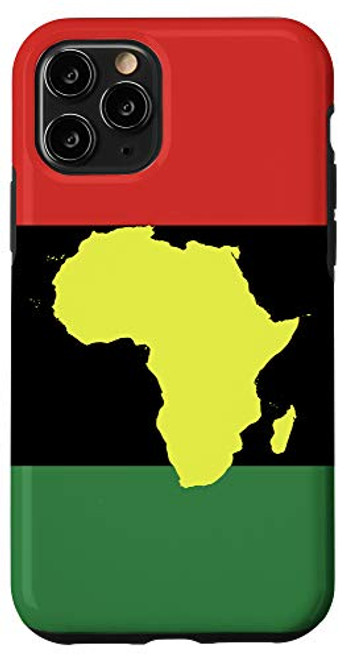 iPhone 11 Pro Pan African Flag with the continent of Africa Case iPhone 11 Pro Pan African Flag with the continent of Africa Case