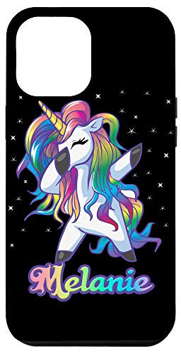 iPhone 12 Pro Max Phone Case Unicorn Dabbing MELANIE Custom Personalized Case