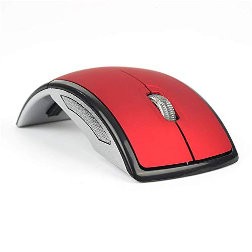Mouse 2.4 Ghz Computer Mouse Optical USB Matte Surface Foldable Ergonomic