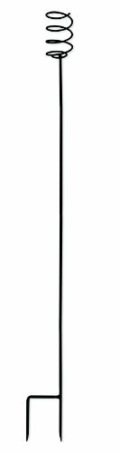 Oenophilia Afterglow Garden Stake Wine Bottle Wick Candle Holder - Black