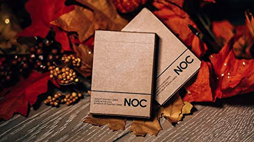 Murphys Magic Supplies Inc. NOC on Wood - Brown - Playing Cards - Poker Deck - Collectable