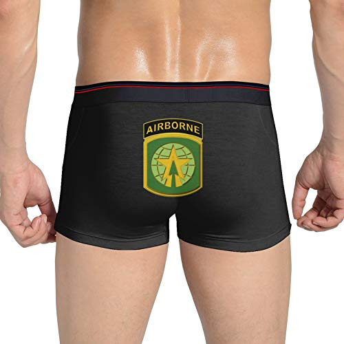 16th Mp BDE W Airborne Tab Wo Txt Mans Boxer Briefs Stretch Cotton Underwear Black 16th Mp BDE W Airborne Tab Wo Txt Mans Boxer Briefs Stretch Cotton Underwear Black