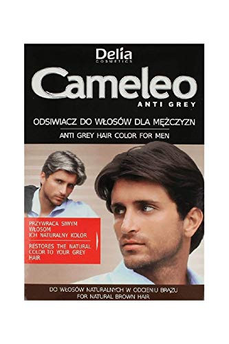 Delia Anti Grey Hair Color for Men Natural Brown Hair