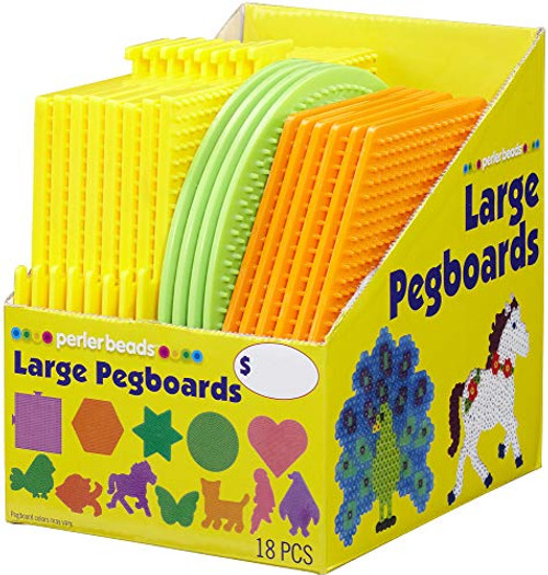 Perler Beads Large Fuse Bead Pegboards 18pcs