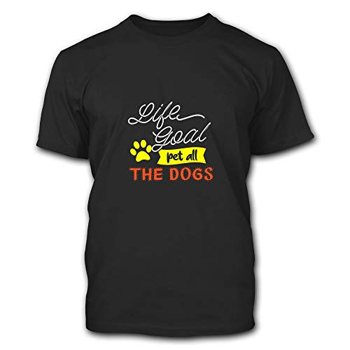 Kymyan Dog Lover Funny Dogs Life Goal Pet All The Dogs Black