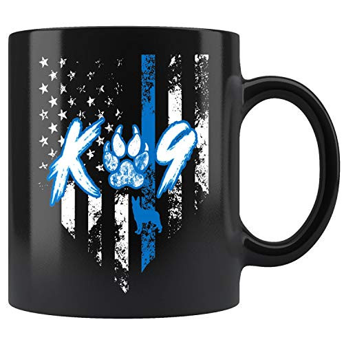 Thin Blue Line K-9 Police Mug Coffee Mug 11oz Gift Tea Cups 11oz