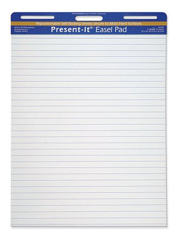 Pacon Corporation PAC104392 Present It Easel Pad 1In Ruled 25Shts 25X30