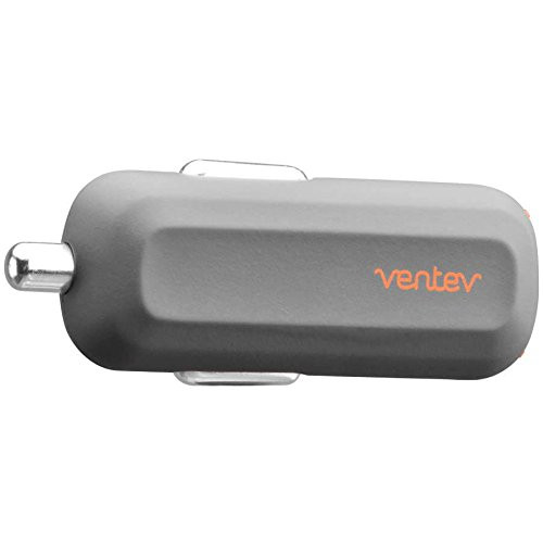 Ventev Dash Port R1240 Car Charger with USB-A to USB-C Cable (Grey)