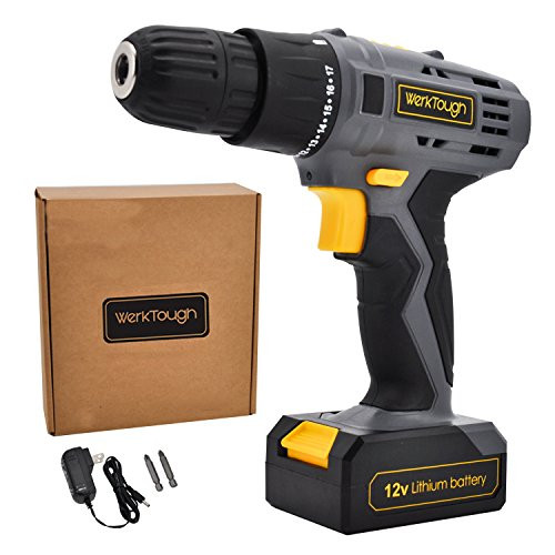 Uniteco 12V Cordless Drill Driver 22Nm 1300mAh Li-ion Battery With Charger D018 (Single speed 12V)