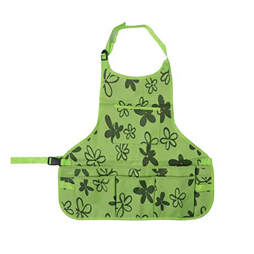 bimnux Work Apron Gardening Tool Apron for Home Garden Waterproof Oxford Cloth Heavy Duty Work Apron with Pockets Adjustable up to XXL for Men  and  Women