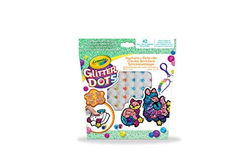 Crayola Glitter Dots Keychain Friends Assorted Model