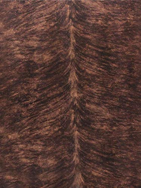 Suede Velvet Fabric Udder Madness Upholstery Cow Print 54 inch Wide Sold by The Yard -Horse Belly Chestnut-