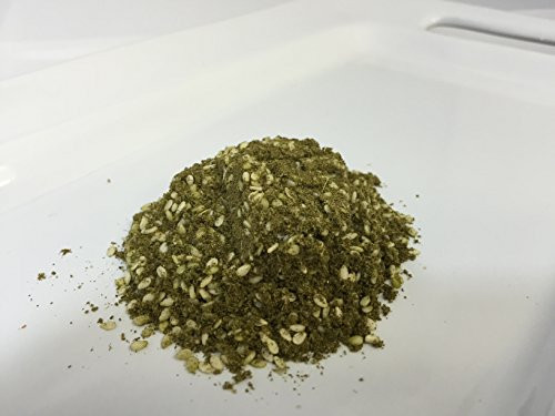 Zaatar -Zahatar- Spice Blend - 1 lb. - 16 Oz. or 453.6 Grams- Plastic Container - KOSHER Zaatar -Zahatar- Spice Blend - 1 lb. - 16 Oz. or 453.6 Grams- Plastic Container - KOSHER