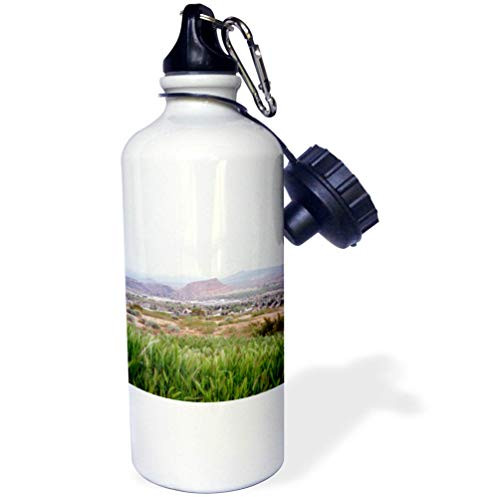 3dRose Jos Fauxtographee- St. George East Side - The East Side of St. George Overlooking Foremaster Ridge in Green - Flip Straw 21oz Water Bottle -wb_319588_2- 3dRose Jos Fauxtographee- St. George East Side - The East Side of St. George Overlooking Foremaster Ridge in Green - Flip Straw 21oz Water Bottle -wb_319588_2-