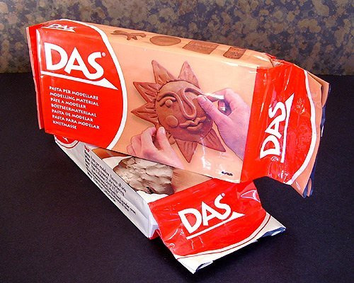 DAS Air Dry Modeling Clay Terracotta 2.2 lbs Packet -1 Kg-