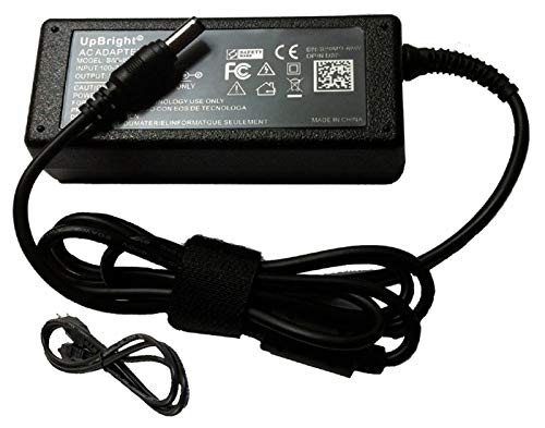 UpBright 65W AC Adapter Compatible with ViewSonic CDE3201LED VS15045 VT3255LED VS14652-1M SD-Z225 VS15177 vs16177 HDTV LCD Display Monitor VNB141 VNB141B_7HUS_01 ViewBook Ultra-Thin Netbook 19V 3.42A