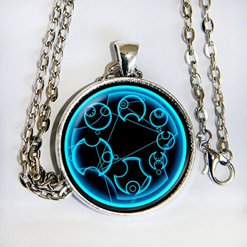 Doctor Who says - Best Dad of all time and space - in Gallifreyan pendant necklace - Fathers Day