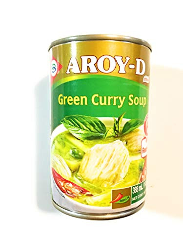 Aroy-D Green Curry Soup 14 Oz-4 Pack-