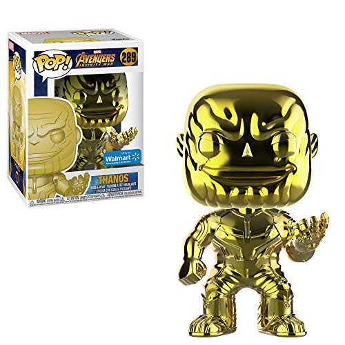 Avengers Funko POP Marvel Infinity War - Thanos - Yellow Chrome - Walmart Exclusive Avengers Funko POP Marvel Infinity War - Thanos - Yellow Chrome - Walmart Exclusive
