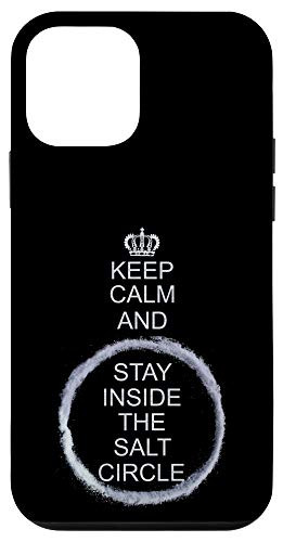 iPhone 12 mini Keep Calm and Stay Inside the Salt Circle Funny Witch Case