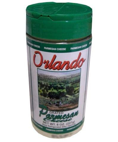 Grated Parmesan Cheese -OrlandoGreco- 8oz plastic shaker