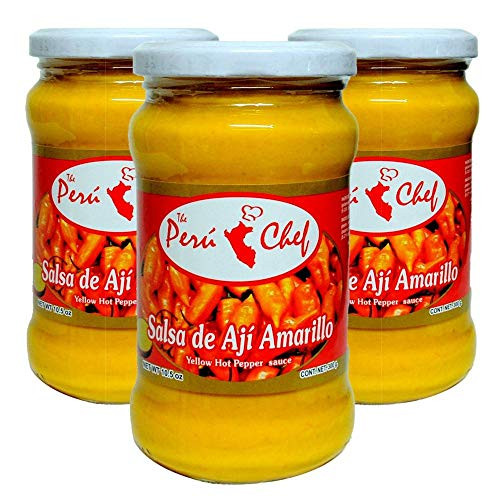 Peru Chef Aji Amarillo Hot Yellow Pepper Sauce - 10.5 oz - 3 Pack