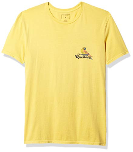 Quiksilver Mens Flying Fortress Short Sleeve TEE Misted Yellow L