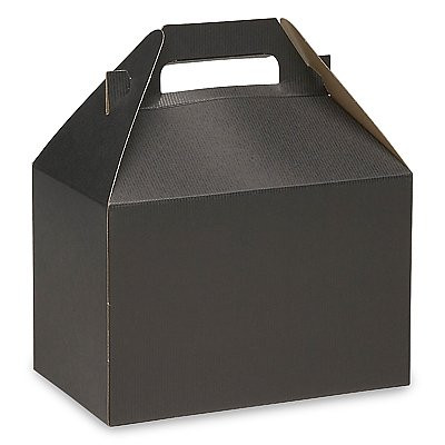 Gable Box Black Size 8 x 4 7?8 x 5 1?4 inch Pack of 10