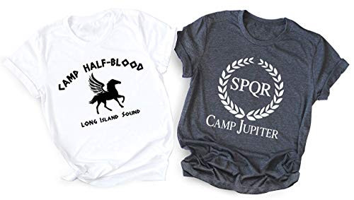 Camp Half Blood Shirt Camp Jupiter Shirt Percy Jackson Demigod Mens Womens  and  Youth -Kids- T-shirts