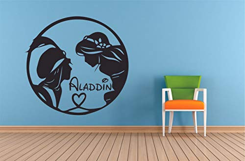 Jasmine and Aladdin Walt Disney Wall Sticker Vinyl Wall Art Decal for Girls Boys Baby Kid Bedroom Nursery Daycare Kindergarten Cartoon Home Decor Stickers Wall Art Vinyl Decoration Size -20x20 inch- Jasmine and Aladdin Walt Disney Wall Sticker Vinyl Wall Art Decal for Girls Boys Baby Kid Bedroom Nursery Daycare Kindergarten Cartoon Home Decor Stickers Wall Art Vinyl Decoration Size -20x20 inch-