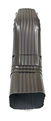 Gutterworks.com Aluminum Offset Downspout Elbow -3x4 A Musket Brown-