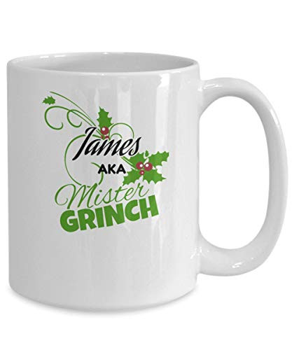 In this home we laugh we play we Jingle all the Way Christmas Mug