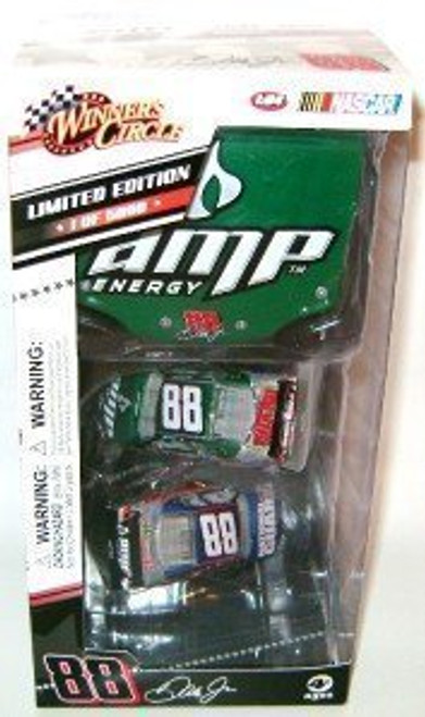 Dale Earnhardt Jr 88 Chevy Impala SS Iridescent 2 Car AMP  and  National Guard 1/64 Scale Set by Winners Circle