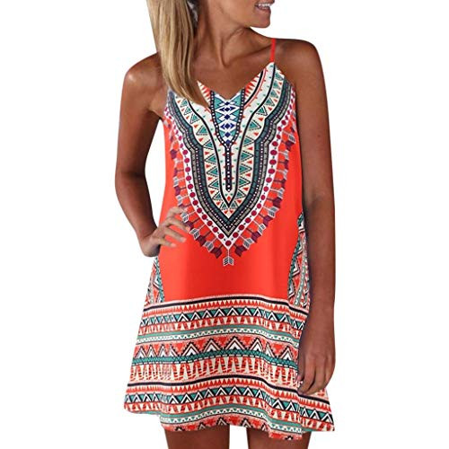 Hotkey Women Dresses African Printed Cocktail Party Evening Swing Dress A-Line Beach Sundress for Summer Hotkey Women Dresses African Printed Cocktail Party Evening Swing Dress A-Line Beach Sundress for Summer