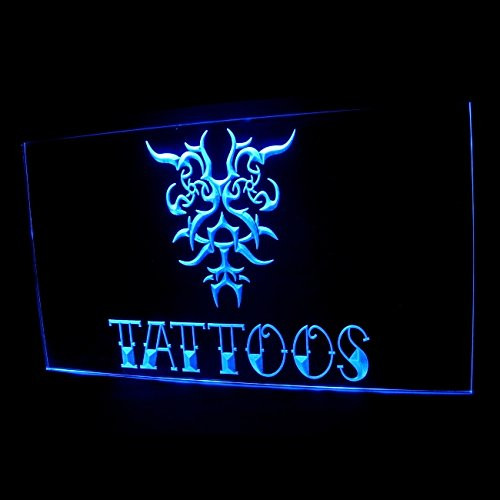 100037 Tattoo Art Ink Shop Creations Display LED Light Neon Sign