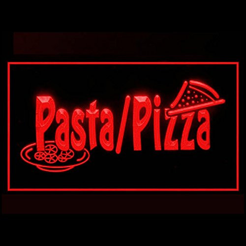 110054 Pizza Pasta Shop Cafe Delivery Take Away Display LED Light Neon Sign