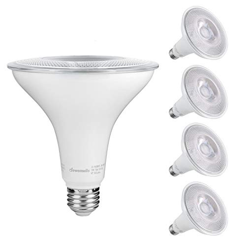 DEWENWILS 4-Pack PAR38 LED Bulb Dusk to Dawn Photocell Sensor 1250 Lumen 5000K Daylight LED Flood Light 15W-120W Halogen Equivalent- Outdoor Security Light Bulb UL Listed