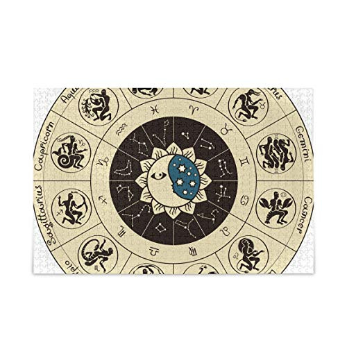 Zodiac Circle Puzzle 500 Piece Jigsaw Puzzle Adult  Jigsaw Puzzle-a616b-
