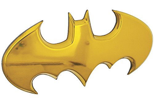 Fan Emblems Batman Car Badge, Yellow Chrome Batwing Logo 3D Automotive Sticker Decal, Flexes to Fully Adhere to Most Smooth Surfaces - Vehicles, Laptops, Windows, Almost Anything Fan Emblems Batman Car Badge, Yellow Chrome Batwing Logo 3D Automotive Sticker Decal, Flexes to Fully Adhere to Most Smooth Surfaces - Vehicles, Laptops, Windows, Almost Anything