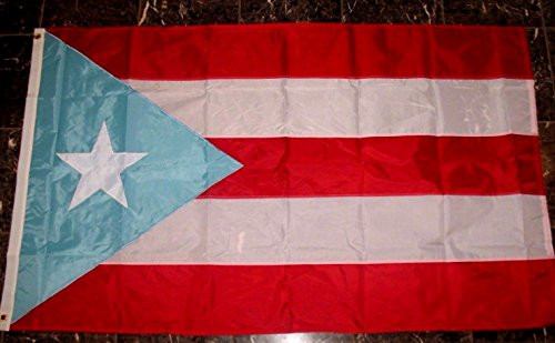 Puerto Rico Light Blue Puerto Rican Flag 3x5 Nylon Embroidered Banner Puerto Rico Light Blue Puerto Rican Flag 3x5 Nylon Embroidered Banner
